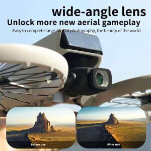 DJI호환 플립 드론용 광각 렌즈 자기 부착/멀티 코팅/광학 유리 야외 전문 액세서리 V8N6