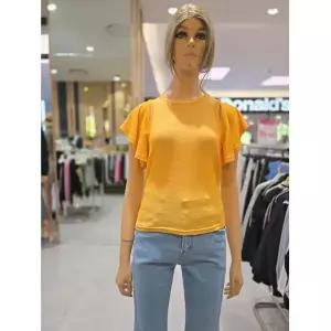 [에고이스트] 프릴 소매 암홀 슬릿 슬림티셔츠 ER2CH-165 690934