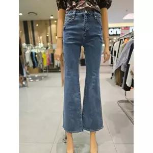 [에고이스트] 체인 장식 포인트 리본 자수 슬림 부츠컷 팬츠 ER3DP-363 690847