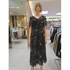 [에고이스트] 언발 플리츠 쉬폰 원피스 ER2JO-502 690841