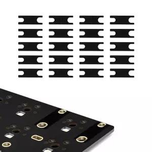 RunJRX YIMAGUJRX 키보드 스태빌라이저 필름 PCB 스태빌라이저 테프론 패드 맞춤형 게이밍 키보드용 (20개)