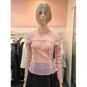 [에고이스트] 러플 매쉬 긴팔 티셔츠 ES2OTL-53 690792