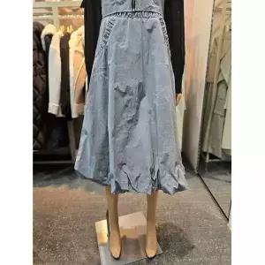 [에고이스트] 크랙 텍스쳐 웨이스트 밴딩 스커트 ER2WS-360 690790