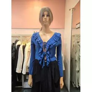 [에고이스트] 프릴 디테일 리본 여밈 니트 가디건 ES2KG-862 690780