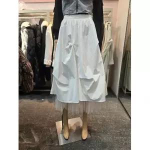 [에고이스트] 언밸런스 샤 레이어드 밴딩 스커트 ES2OSK-53 690767