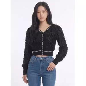 에고이스트 [66사이즈특가] 볼륨소매 변형 가디건 블랙 EP1KG262 690497