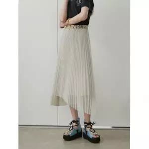 에고이스트 매쉬 플리츠 롱 스커트 EN2WS461 690469