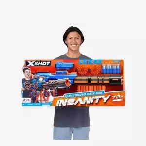 스펀지 너프건 서바이벌 소프트건 게틀링건 장난감 발사기 회전 탄피배출