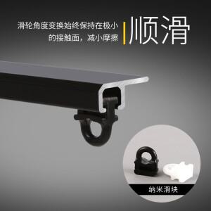 호환  직선/베이 윈도우용 곡선 커튼 트랙  벤더블 로드 레일 베이/발코니 창문용  가능