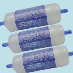 [2개구성] 피팅형비데필터 3개 불순물제거 염소제거 비타민 샤워필터 녹물정수 기능성필터 EWC10F37