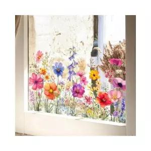 루미나D 창문 스티커 인테리어 플라워 유리 현관문 데코