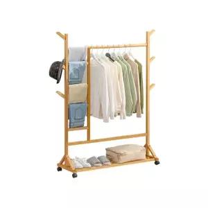 루미나D 원목 옷걸이 스탠드 바지 우드행거 조립식 멀티형