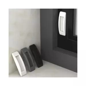 루미나D 붙이는 화이트 무타공 접착 유리문 샷시 창문 손잡이