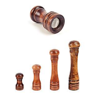 [2개구성] KCO 요리사 쉐프용 캠핑 목 8호 소금통 후추통 소금 테이블 캠핑용 15.5cm 가루 나무 LWAC4FEB