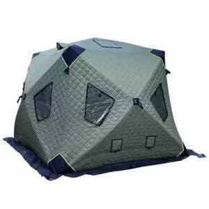 원터치 큐브 텐트 얼음낚시 겨울 캠핑 돔 방한 누빔