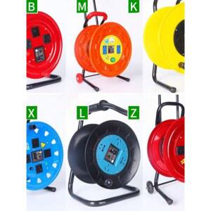 릴선 캠핑 연장선 작업선 감개 50호 줄감개 돼지코드려요 미터 창고 멀티탭 차단기