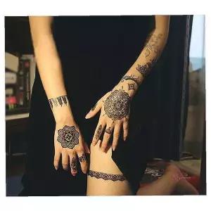 타투 문신 뷰티 반영구 스티커 스타일 5종 판박이mno115