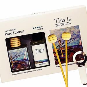 [2개구성] 디스이즈 코튼어라운드 15ml 30ml 코튼향 비치형 ml 차향기 AEWFH1IL4