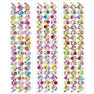 뽀인트 큐빅 비즈 데코 36개 보석스티커tuv794