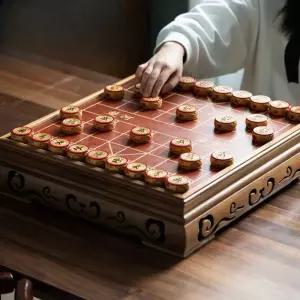 고급장기판 바둑판원목 양면장기세트 선물보드게임형