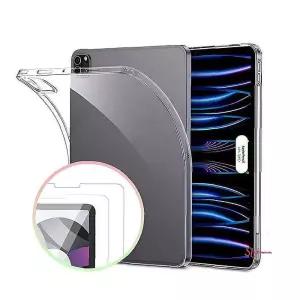 아이패드 투명 2세대 젤리 케이스+강화유리 프로11 세트 2매ijk279