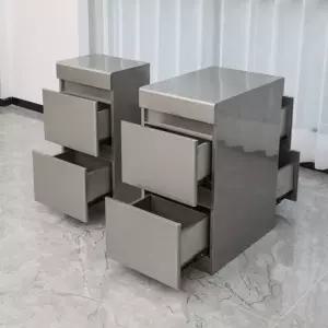 미용실 스텐캐비닛 선반 미용실캐비넷 사무실 보관함 테이블 정리대 수납