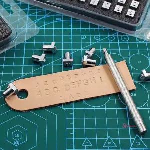 숫자 가죽 이니셜 알파벳 5mm DIY 각인6 펀치 공예wxy790