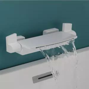 욕실 벽붙이믹서밸브 샤워기 폭포수전 인테리어 욕조 수도꼭지 화장실