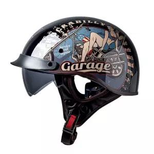 할리 반모 바이크 오토바이 스쿠터 클래식 헬멧 여름 안전모