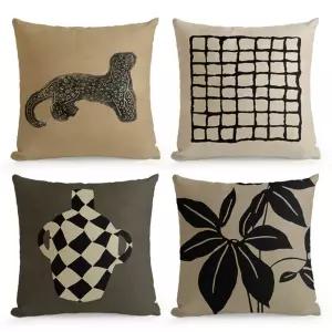 북유럽풍소파쿠션커버 패브릭 인테리어거실쿠션 모던디자인쿠션