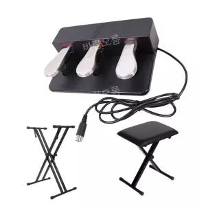 타미아노 피아노 디지털 패키지 거치대 의자 유치원 블랙 표준