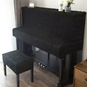 피아노 덮개 탄성 모던 스툴 커버 의자 세트 업라이트
