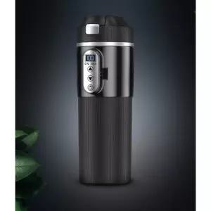 캠핑카전기포트 차량용보온포트 스테인리스미니주전자 디지털온도조절 차