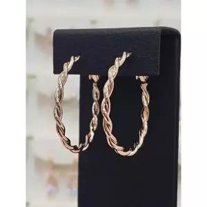 볼라레 세이브존03 볼라레 3.5cm꽈배기 은침 링귀걸이 2color AQSSS1919A...