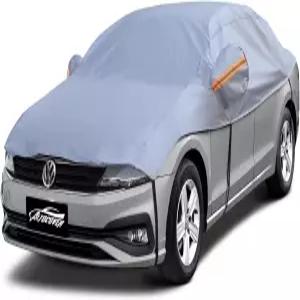 하프 카 커버 세단 코튼 라이너가 장착된 스노우용 탑 우박 보호 차량은 눈 태양 비 먼지 핏 컴팩트/소형