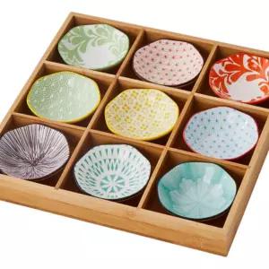 홈카페 우드플래터 격자 나무도마 나무쟁반 브런치 플레이트 캠핑용품