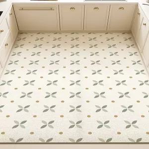 PVC 가죽 주방 바닥 매트 방수 방오 논슬립 흡수 전면 커버 강아지매트 미끄럼방지매트