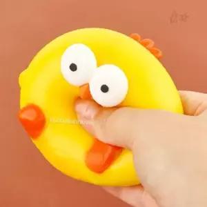 노란 병아리 캐릭터 12p 말랑 촉감놀이 스트레스 해소 장난감 감각발달 어린이