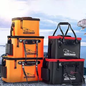 사이드 미끼통 살림통 보조가방 밑밥통 포켓 낚시qrs679