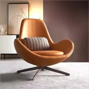 라운지의자 안락한 1인용윙체어 서재인테리어 편한 카페의자 흔들의자