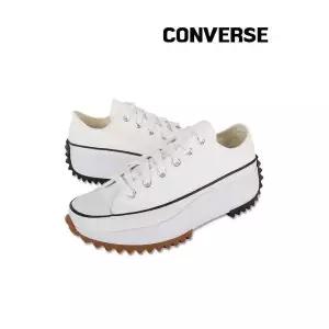 CONVERSE 컨버스 [컨버스] 런스타 하이크 OX 로우 스니커즈 화이트 168817C 917286