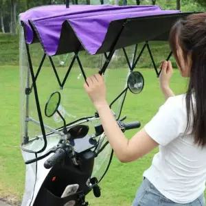 아동용자전거바람막이 핑크스쿠터바람막이 유아자전거지붕 자전거바람막