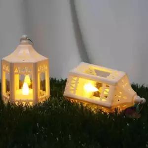 캔들 랜턴 화이트 특이한조명 캔들조명 캔들케이스조명 캔들모양랜턴 캔들케이스모양렌턴 캔들케이스모양