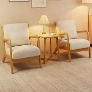 독서 의자 베란다 안락의자 북유럽 휴식의자 카키 소파