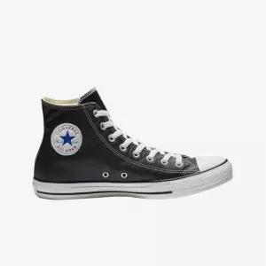 CONVERSE 컨버스 척테일러 올스타 클래식 레더 블랙 남여공용 하이탑 캔버스화 132170C 918588