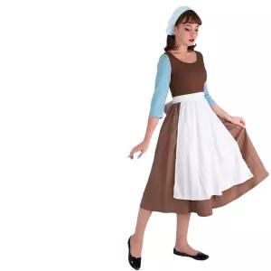 할로윈 코스튬 누더기 하녀 성인용 코스프레 의상 연극복 무대 패녀룩 클래식