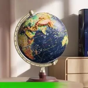 세계 지구본 입체형 학습교육 야광효과 인테리어 글로브 지도 장식소품