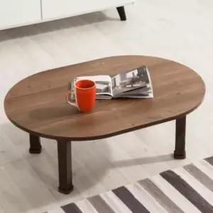 쇼파테이블 거실 좌식커피 테이블 원형 티 탁자 접이식 좌탁