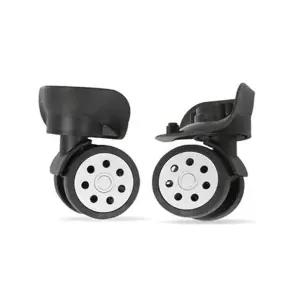 여행 가방 바퀴 튼튼한 회전형 무소음 캐리어 바퀴 교체용 수리 부품 360도 소모품 자유 셀프