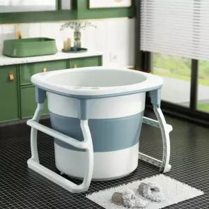 성인용 접이식 반신욕조 성인 간이 이동식 휴대 욕조통